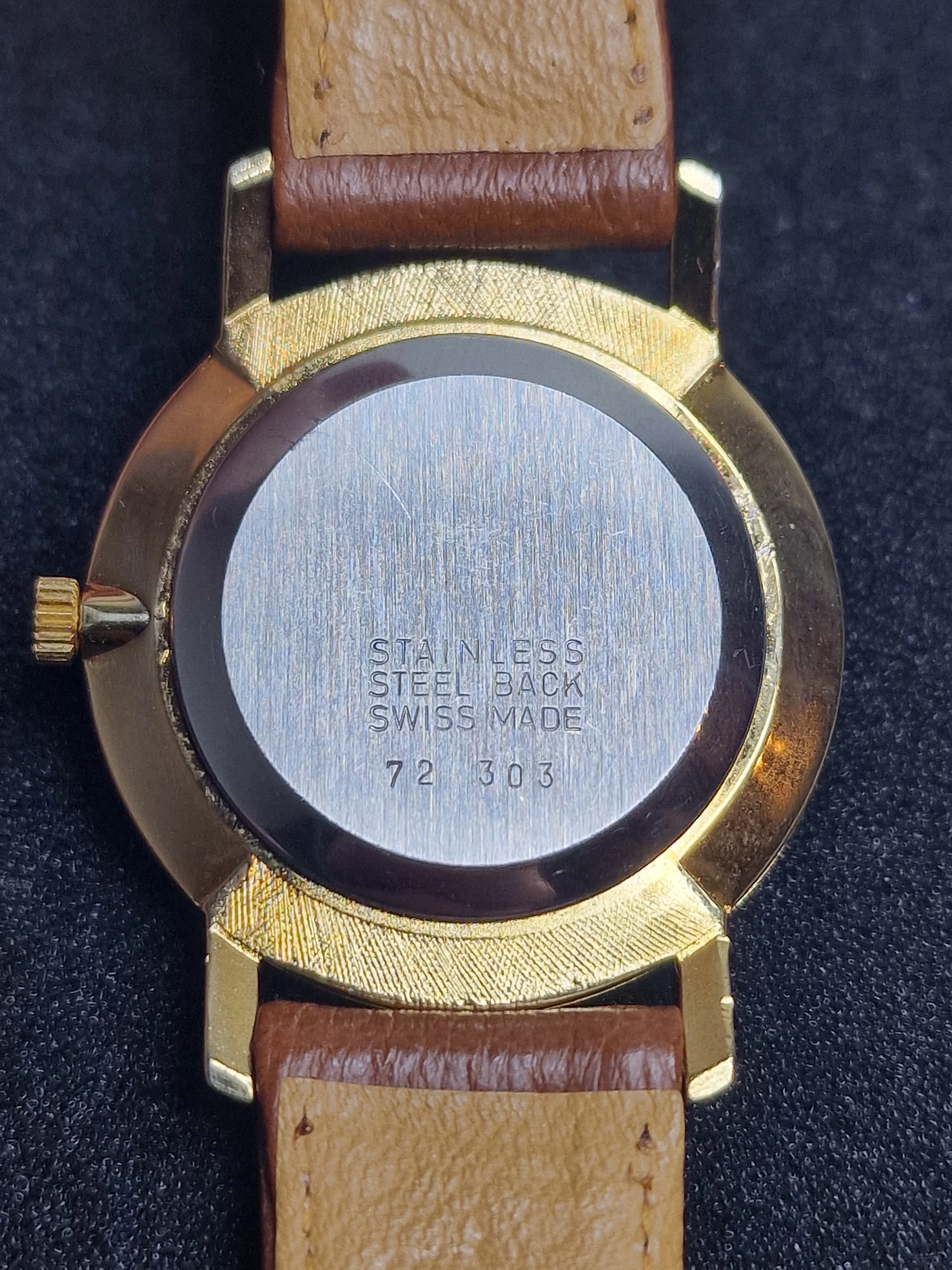 Unworn Vintage Watch "SECRETARY" – Swiss Made – Hand-Wound – 50s/60s – Gold-Tone – NOS 10