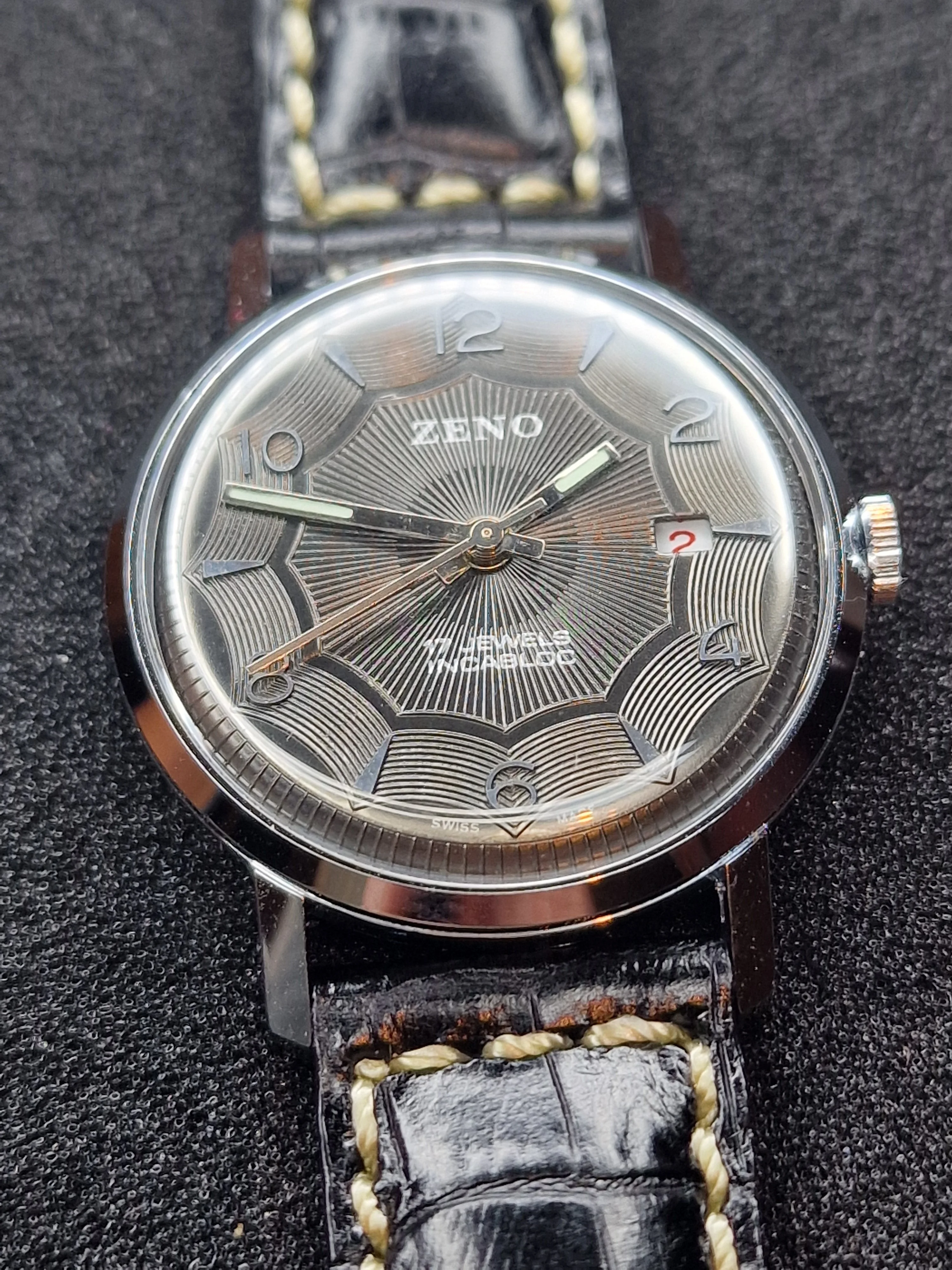 Unworn Vintage Watch, with Hand-Wound Movement - from Zeno Basel