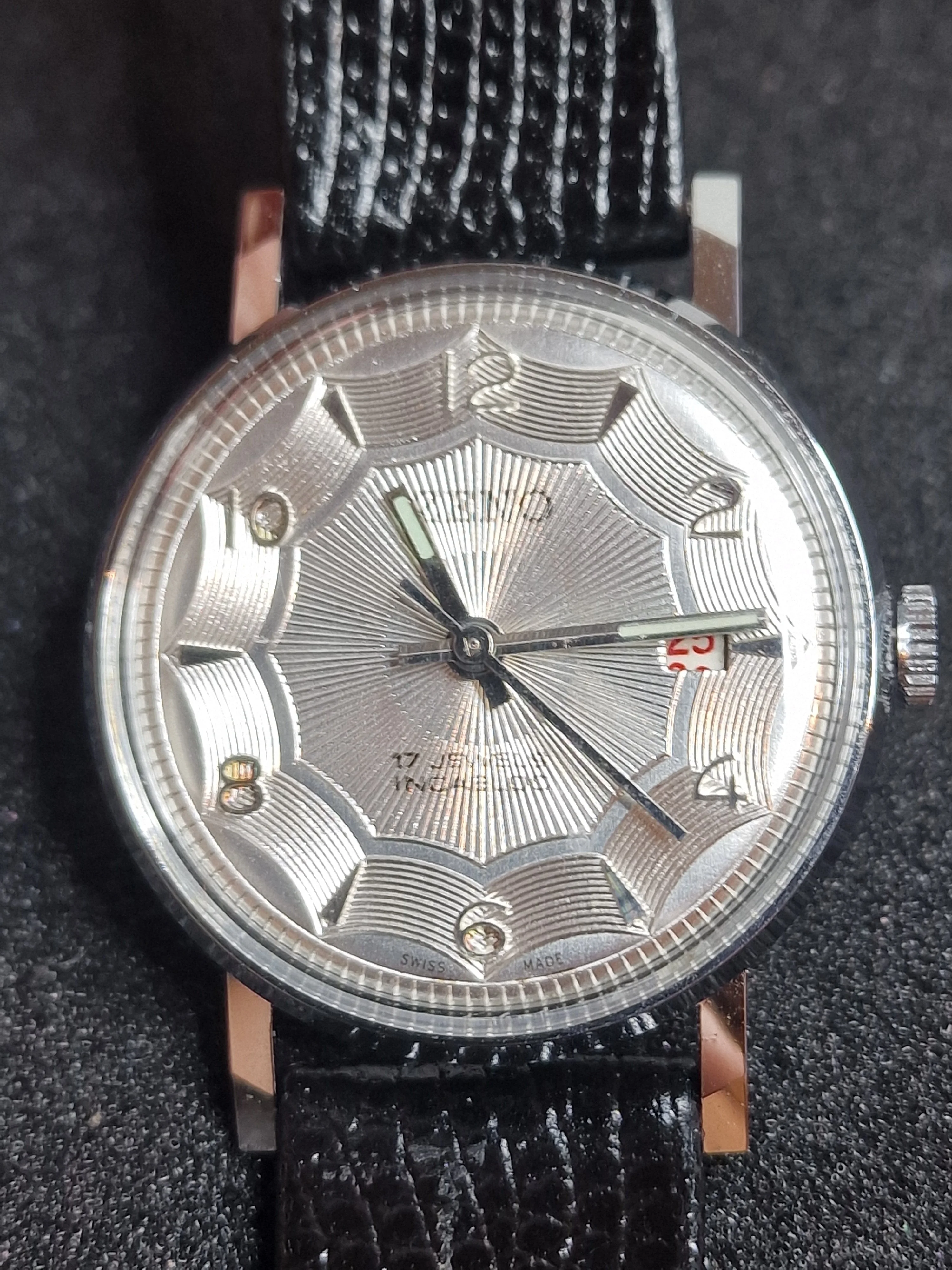 Unworn Vintage Zeno Basel Watch – Hand-Wound – 60s/70s – Swiss Made – 41mm