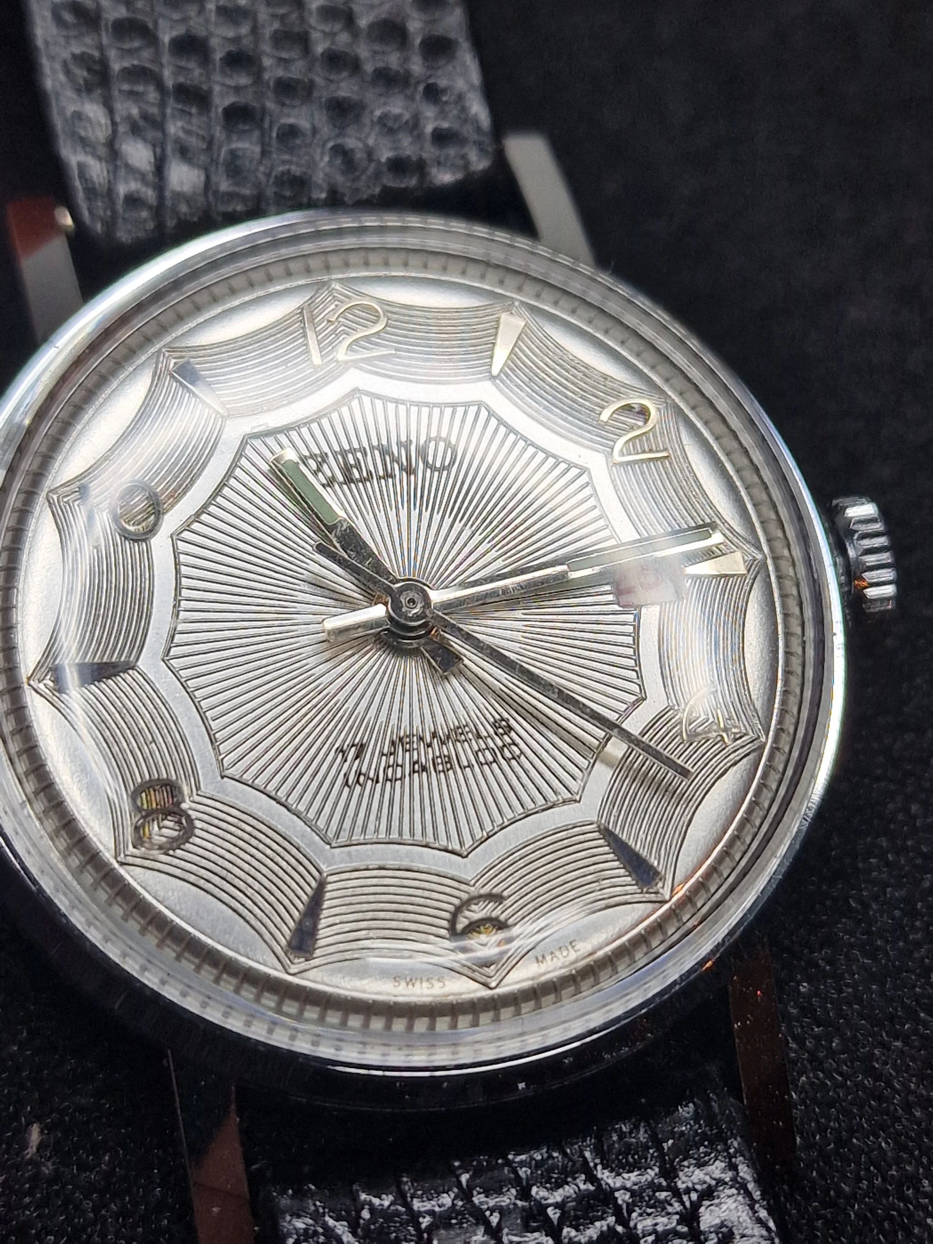 Unworn Vintage Zeno Basel Watch – Hand-Wound – 60s/70s – Swiss Made – 41mm 7