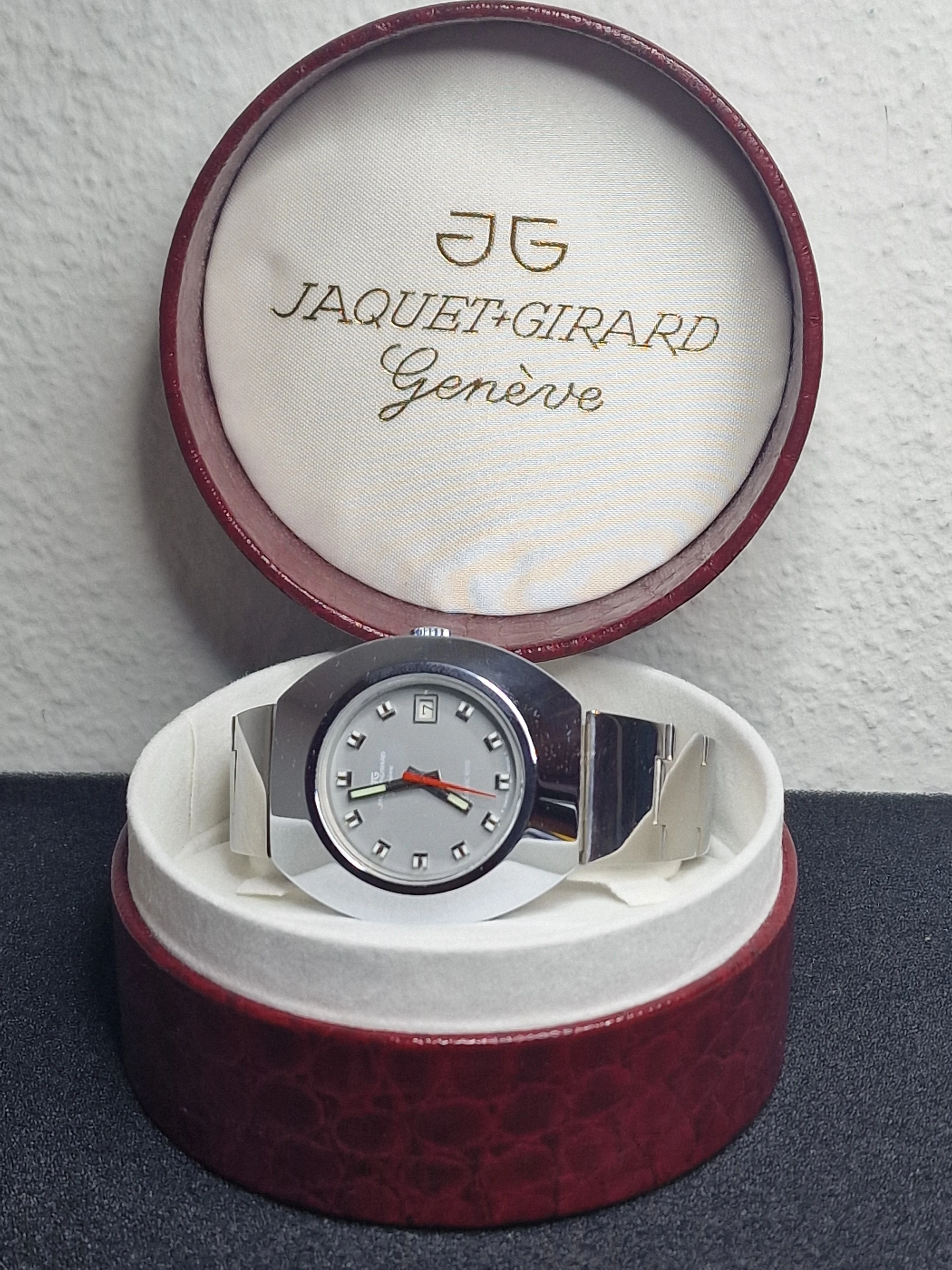 High-Quality Vintage Diver’s Watch – Jaquet Girard “Airvac 6000” – Automatic – Swiss Made – NOS – 1960s/70s