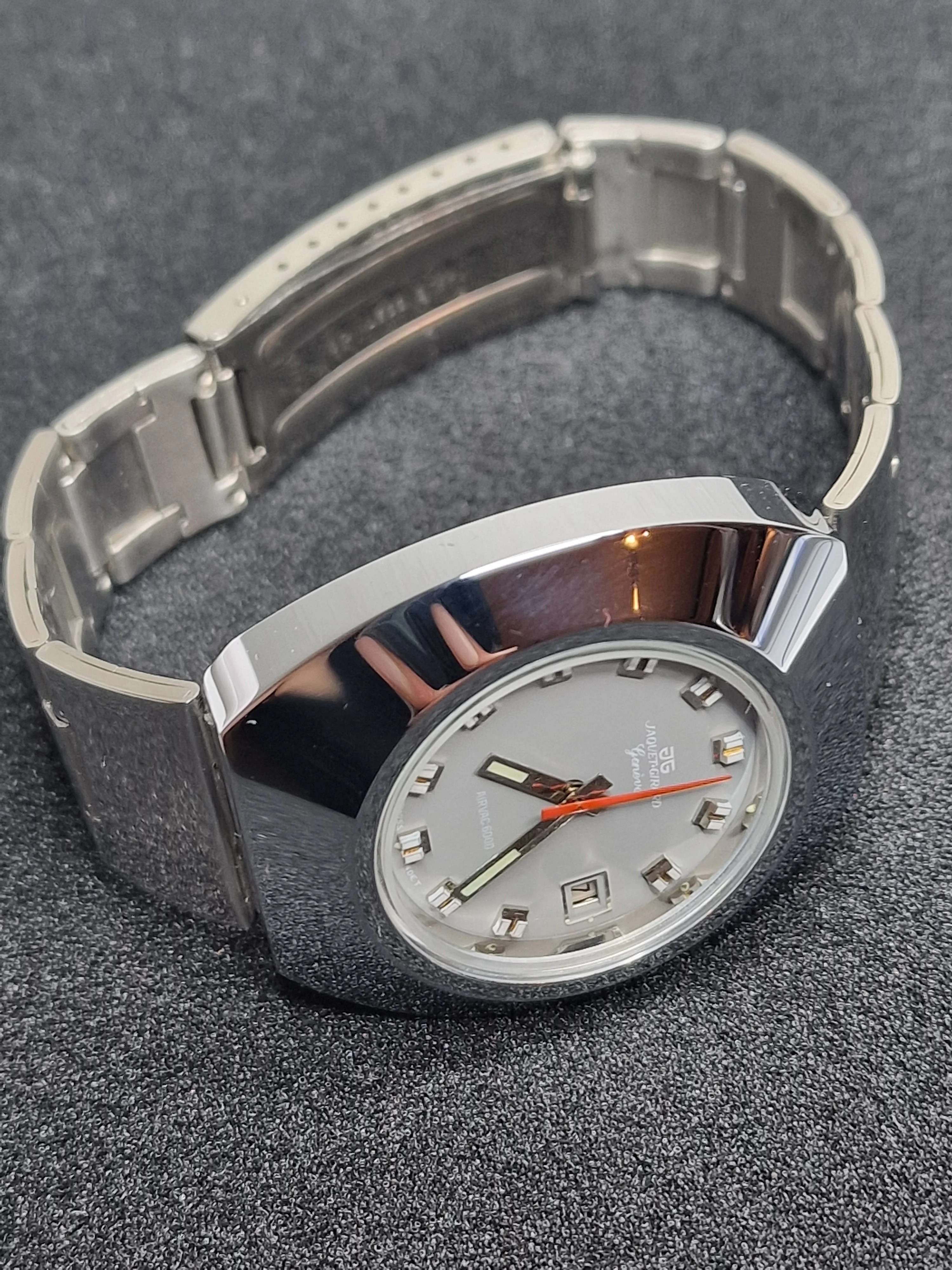High-Quality Vintage Diver’s Watch – Jaquet Girard “Airvac 6000” – Automatic – Swiss Made – NOS – 1960s/70s 5