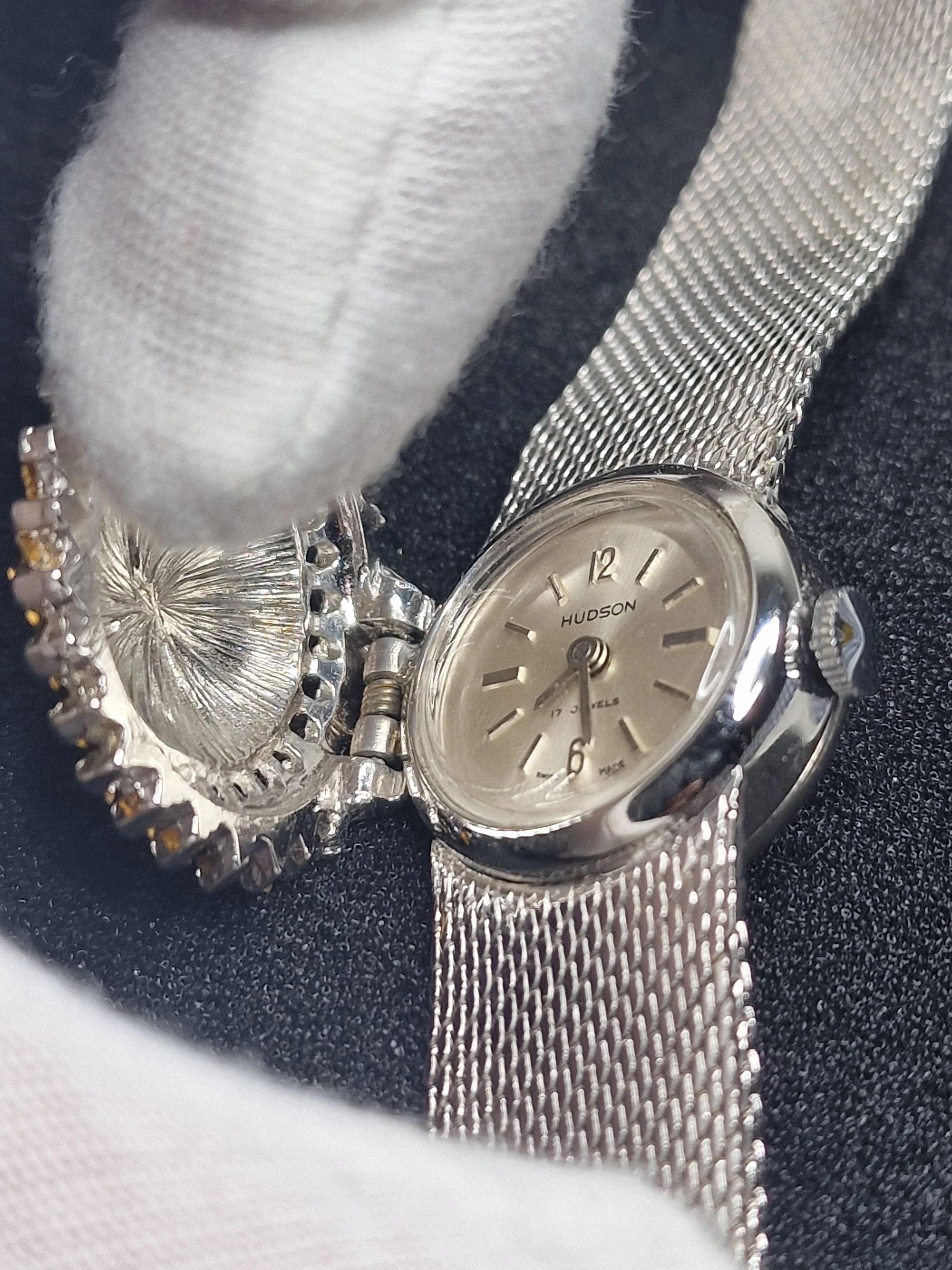 Vintage Ladies’ Jewelry Watch – HUDSON – Hand-Wound – Late 1960s – Swiss Made – NOS 4