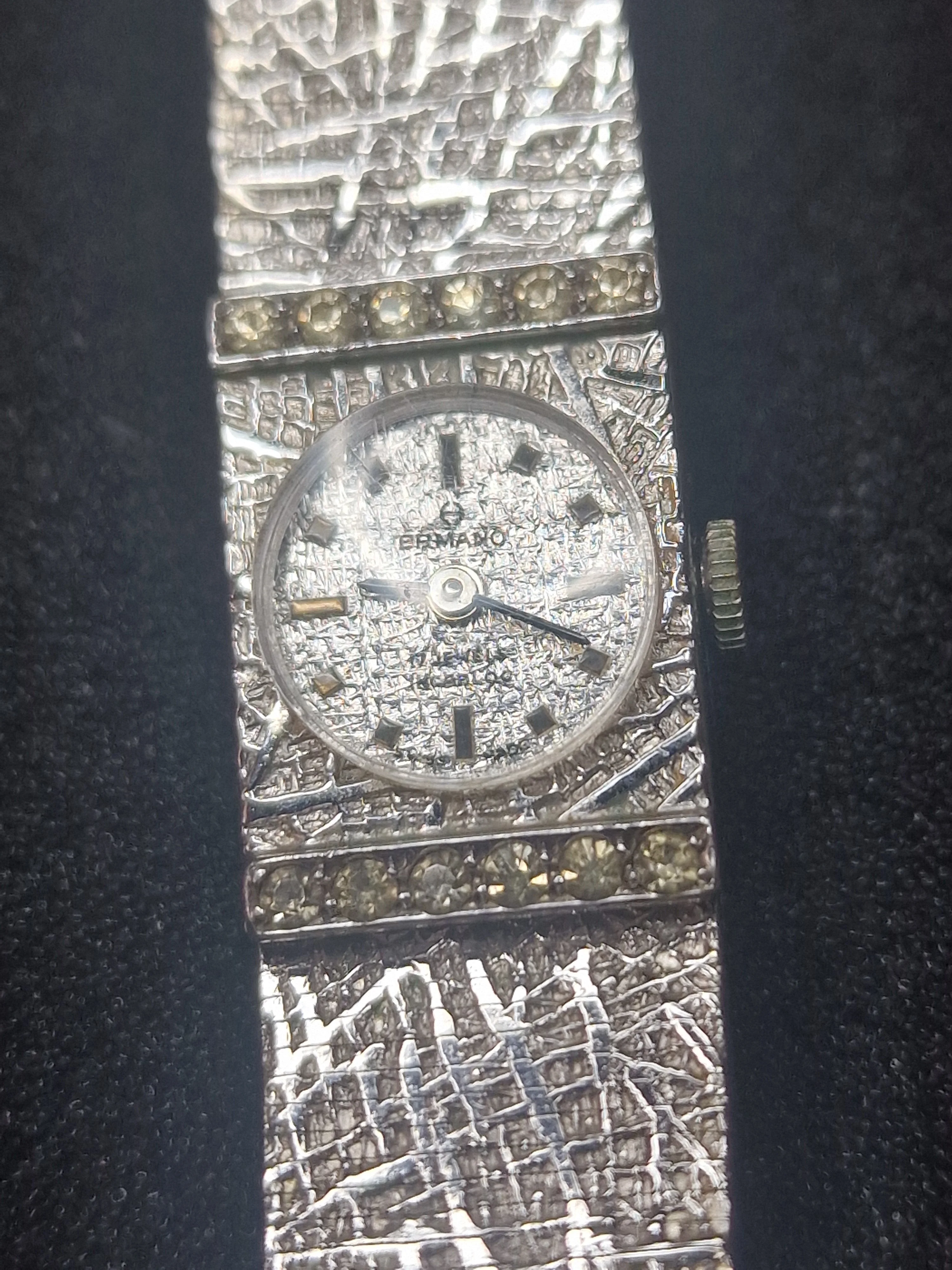 Art Deco Vintage Ermano Ladies Watch – 14.5mm – Rolled Gold