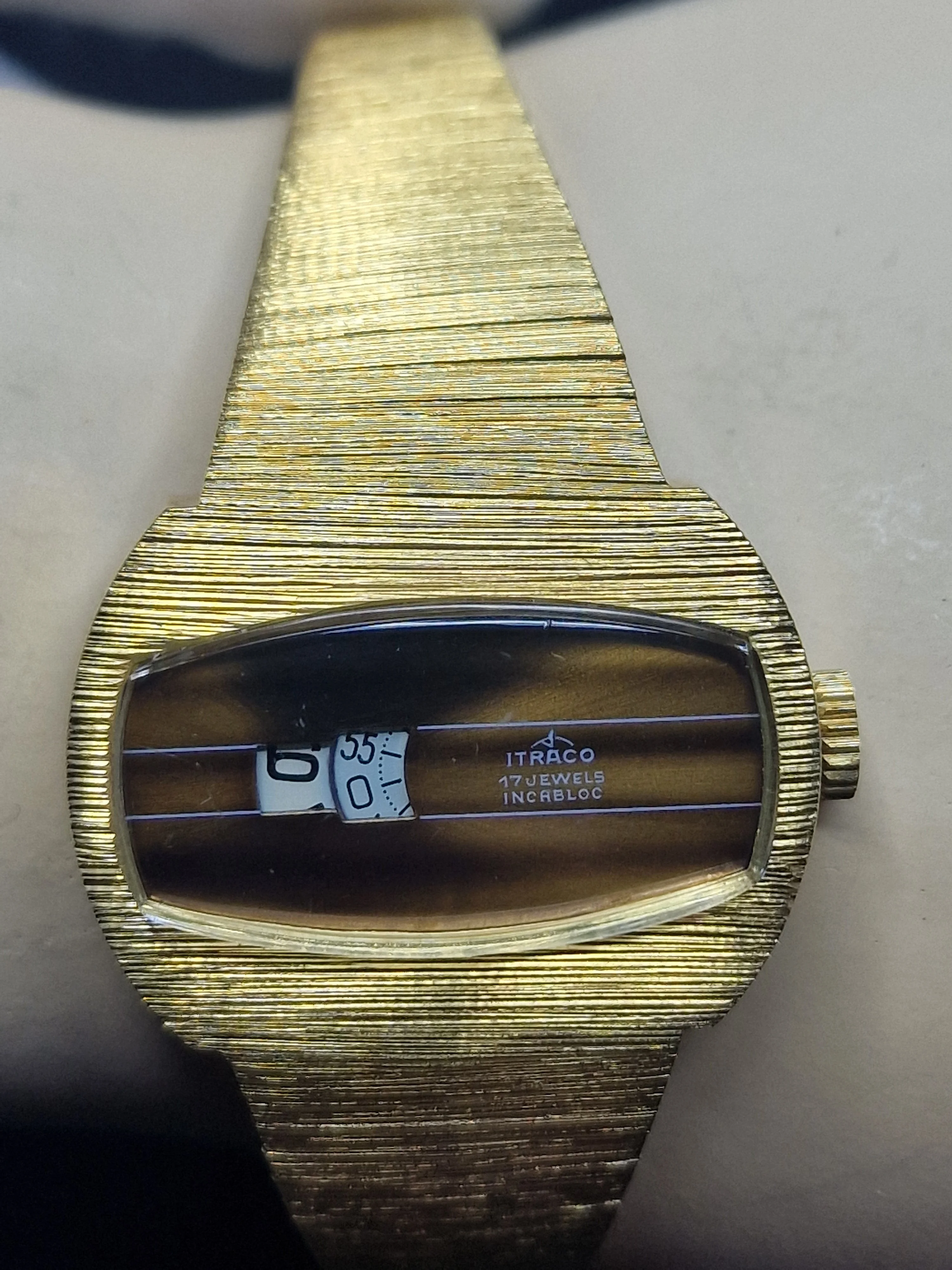 ⌚ Vintage ITRACO "Digital" Hand-Wound Watch | 60s/70s | Swiss Made | NOS 3
