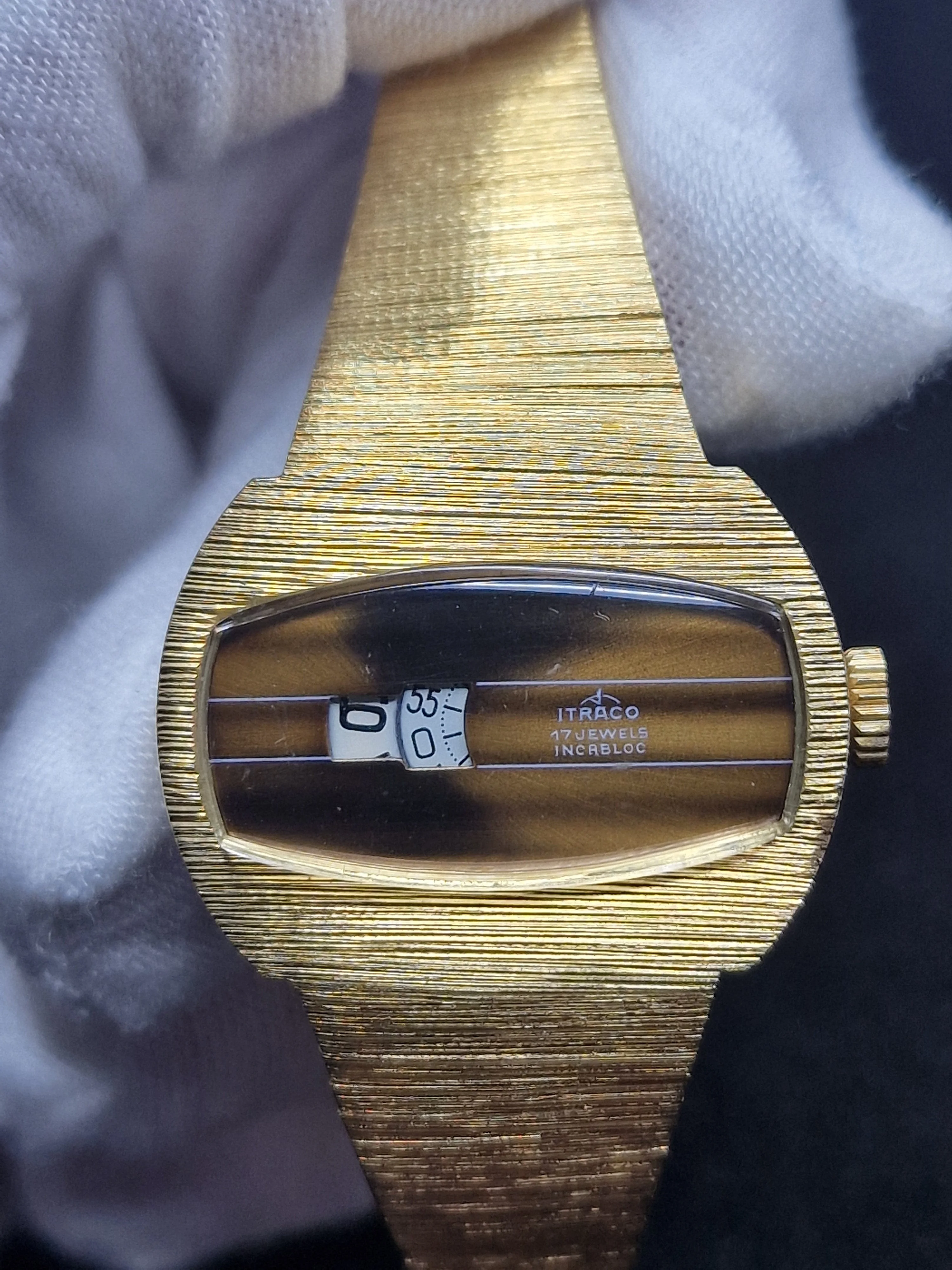 ⌚ Vintage ITRACO "Digital" Hand-Wound Watch | 60s/70s | Swiss Made | NOS 4