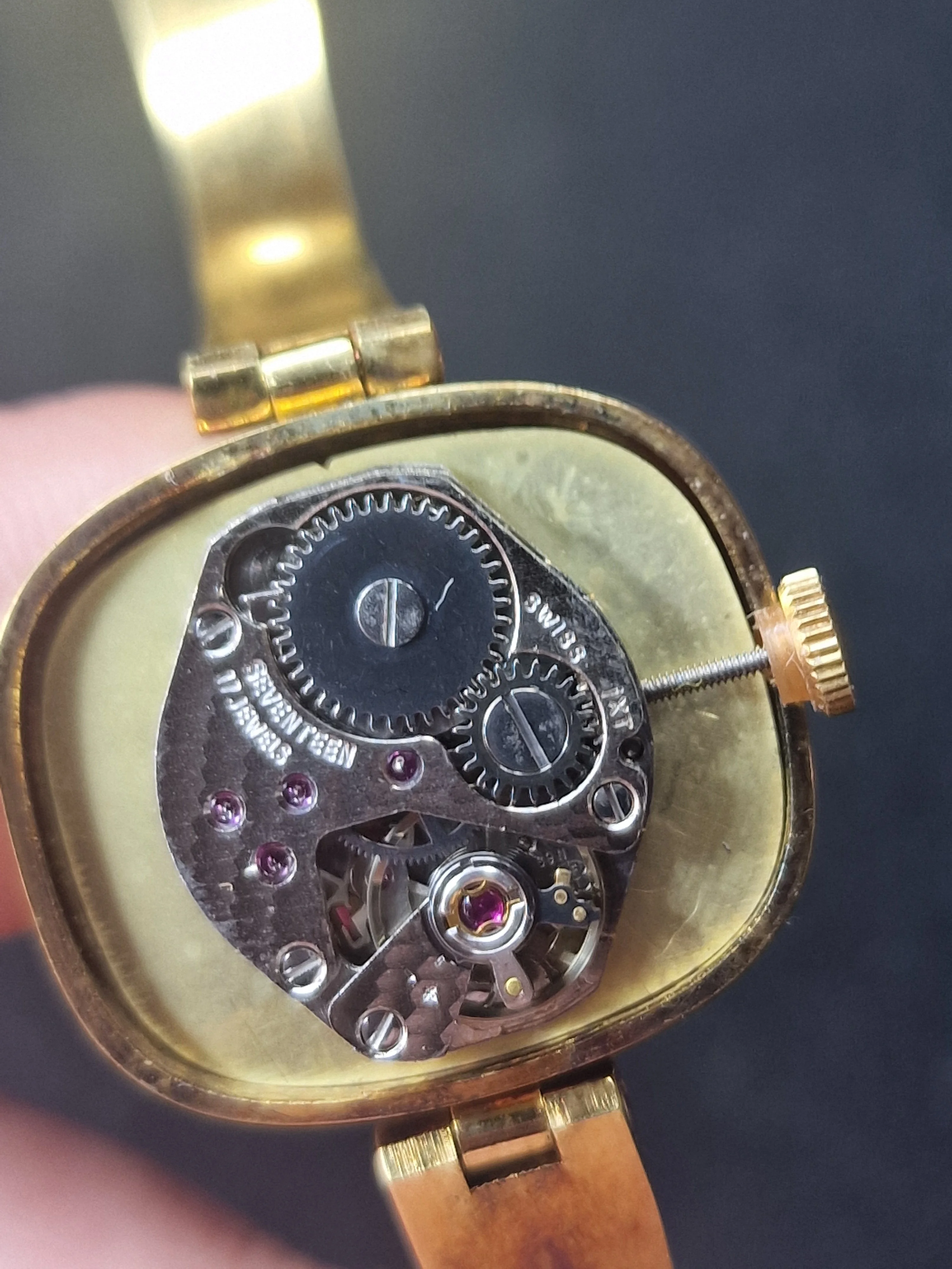 Elegant Vintage ALSI Hand-Wound Watch – 17 Jewels – Swiss Made – NOS - 6