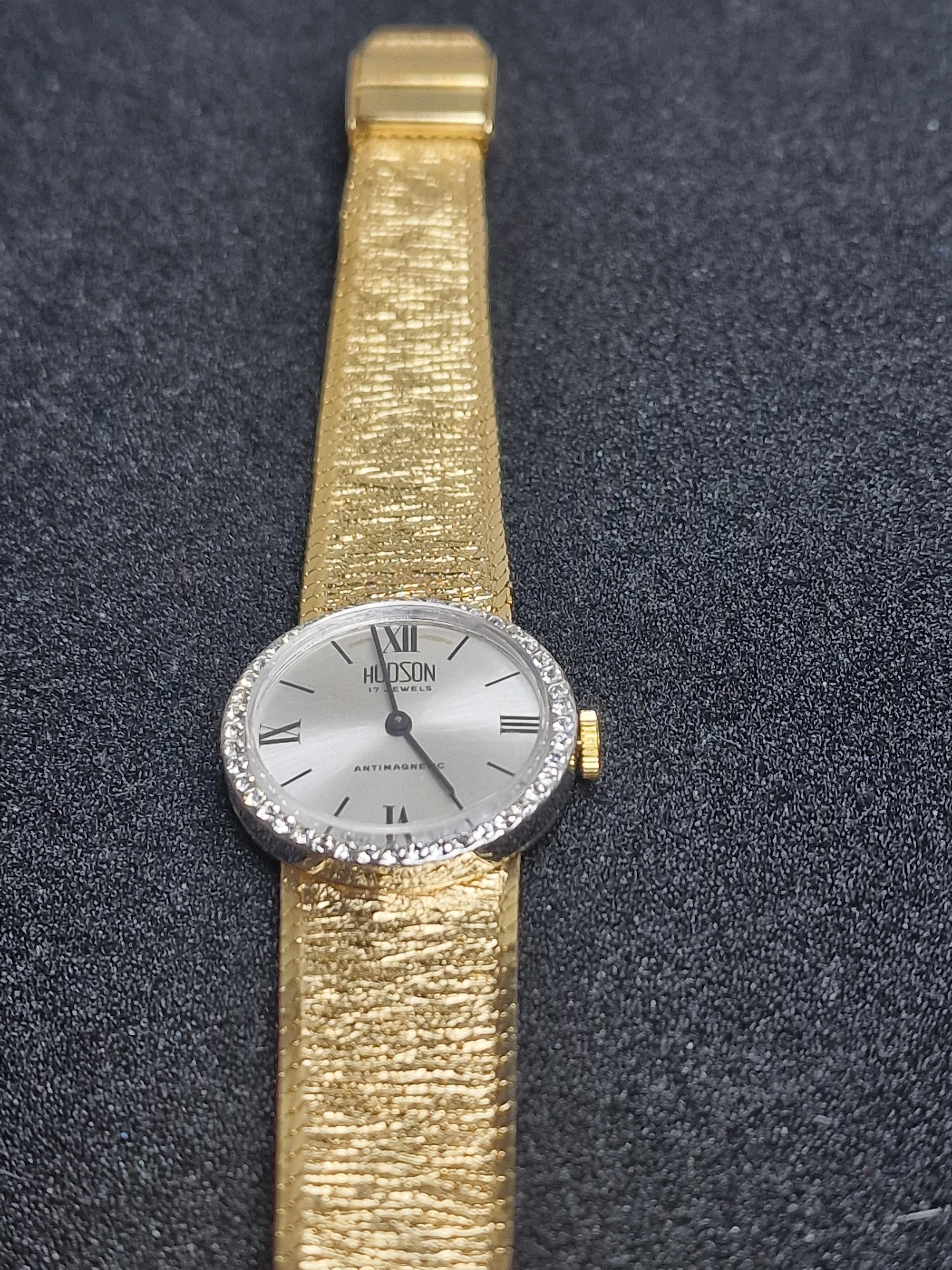 💎 Vintage Ladies’ Jewelry Watch – HUDSON | Hand-Wound | Late 1960s | Swiss Made | NOS 3