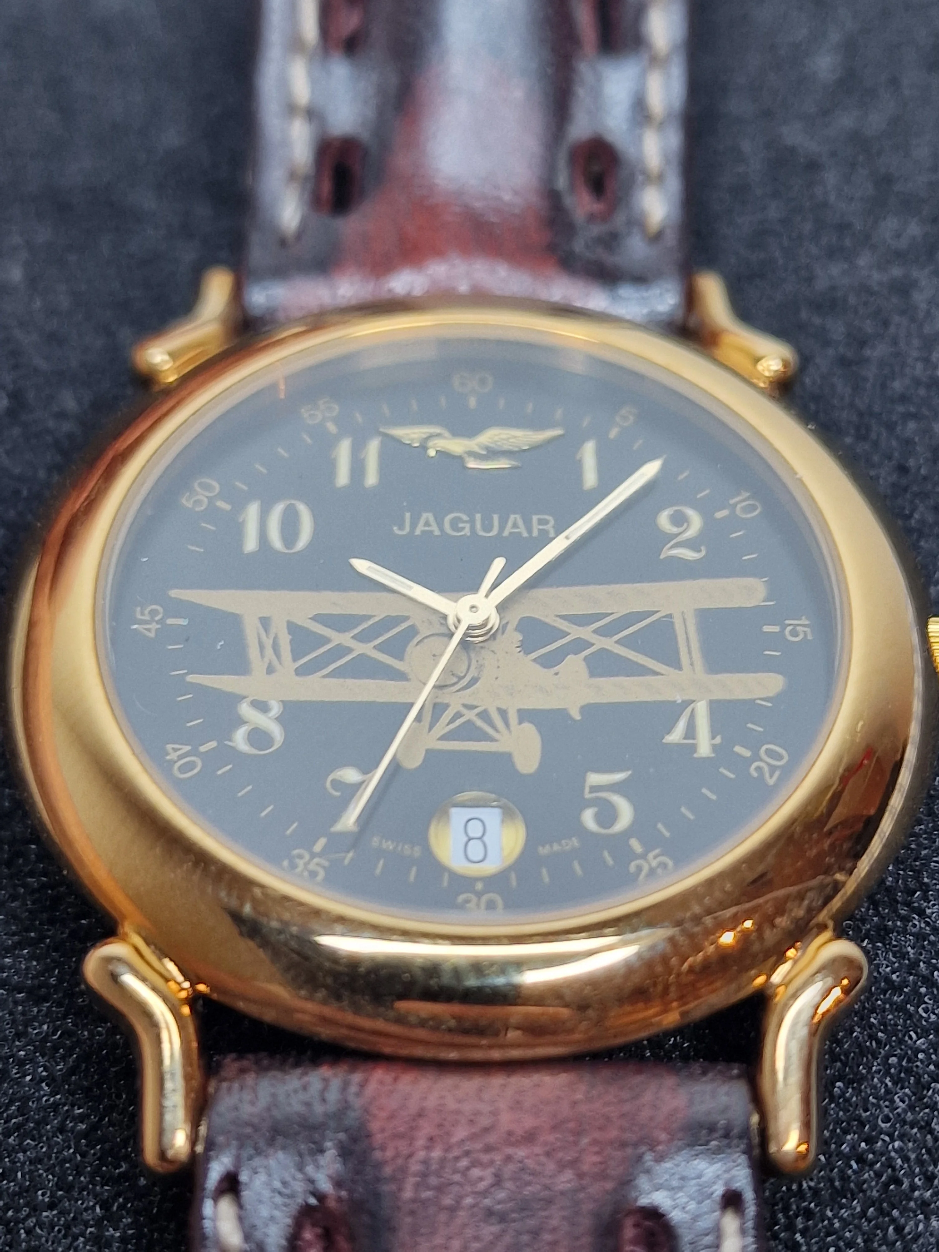 Vintage Men’s Watch – JAGUAR – Quartz ETA Movement – Swiss Made – 1980s – 35 x 41mm 4