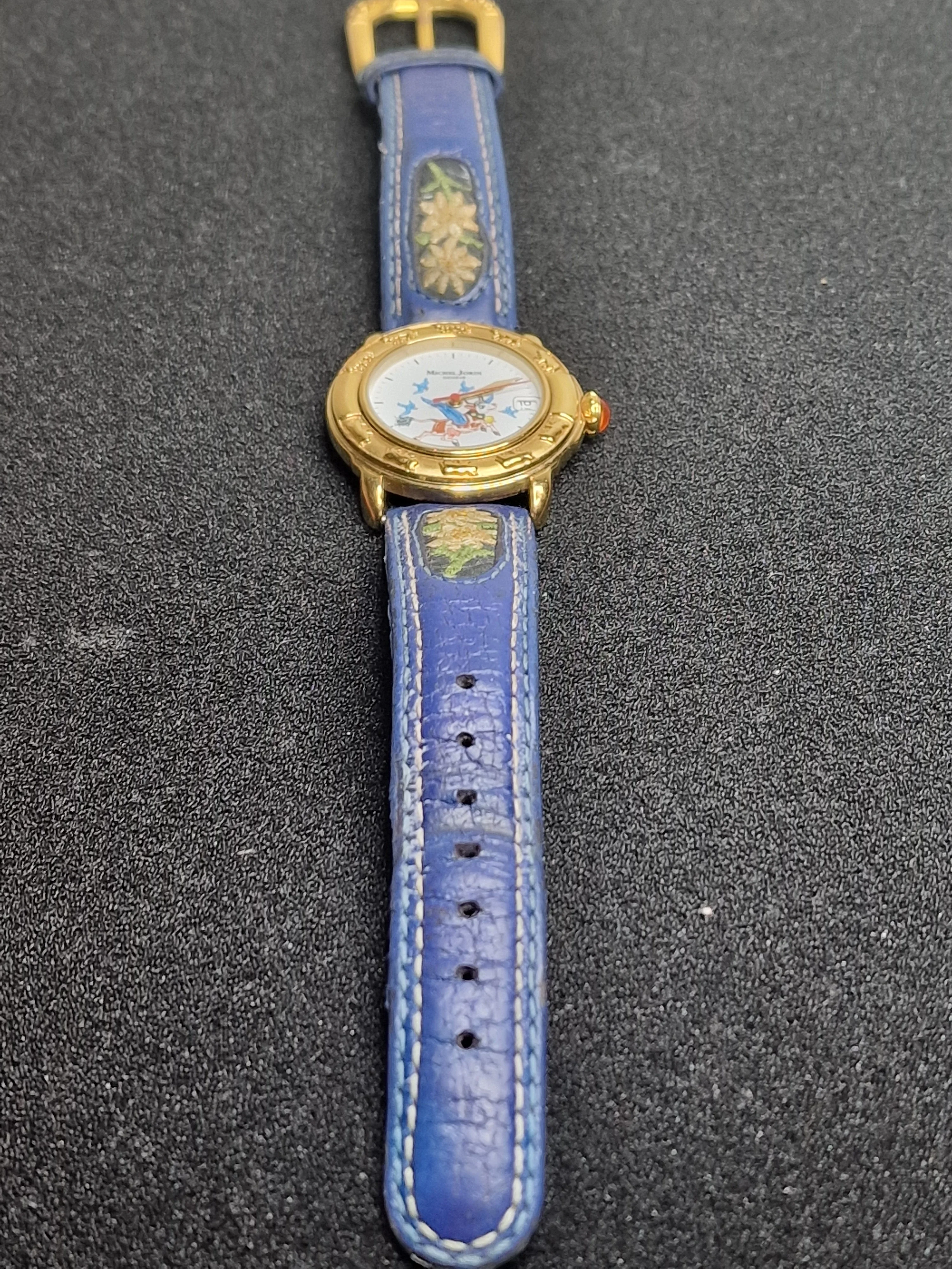 Vintage Michael Jordi Watch – Quartz – Gold Plated – 33mm – Swiss Design 3