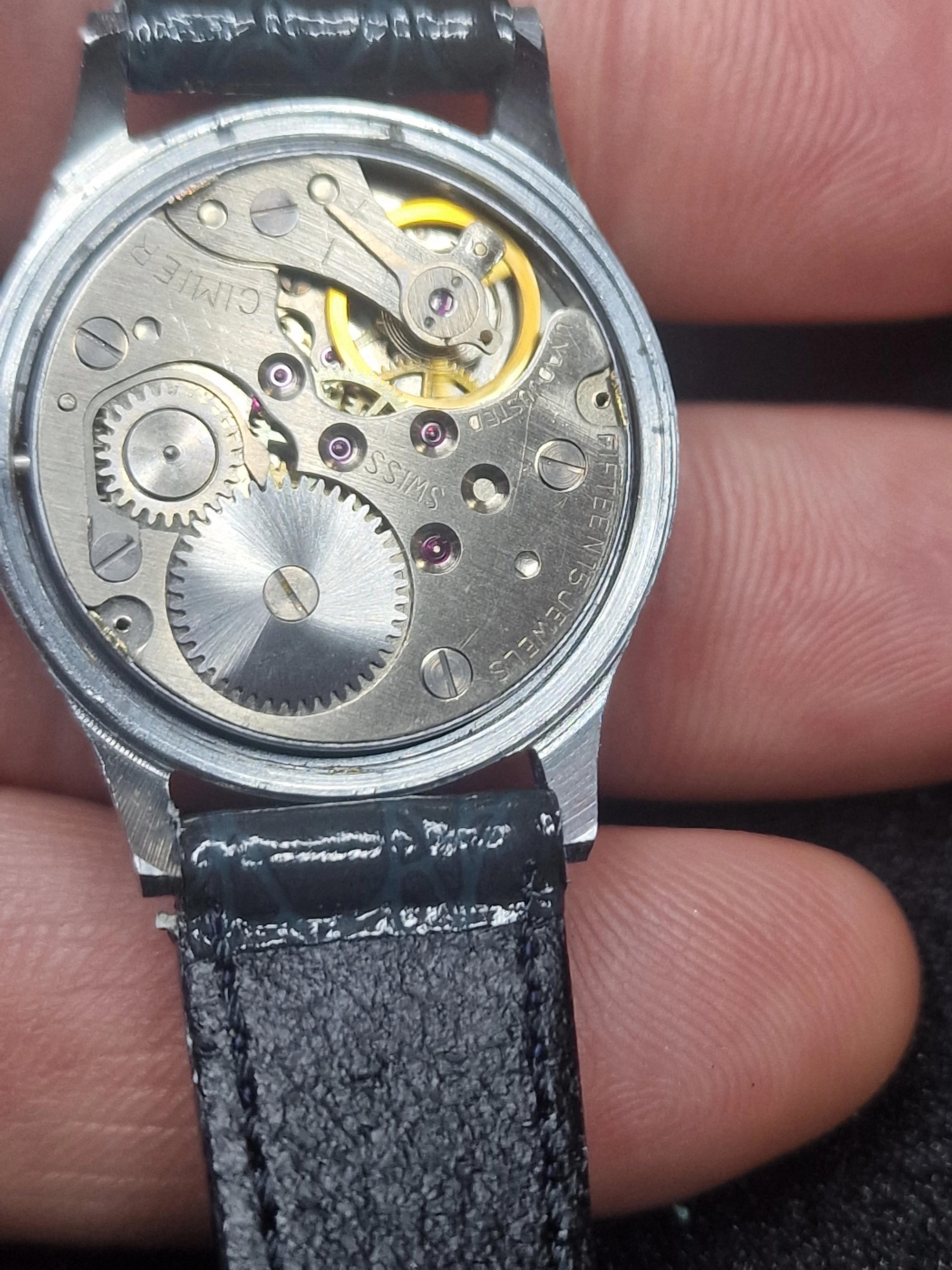 Cimier Vintage Military-Style Watch – 15 Jewels – Swiss Made 🇨🇭 - 6
