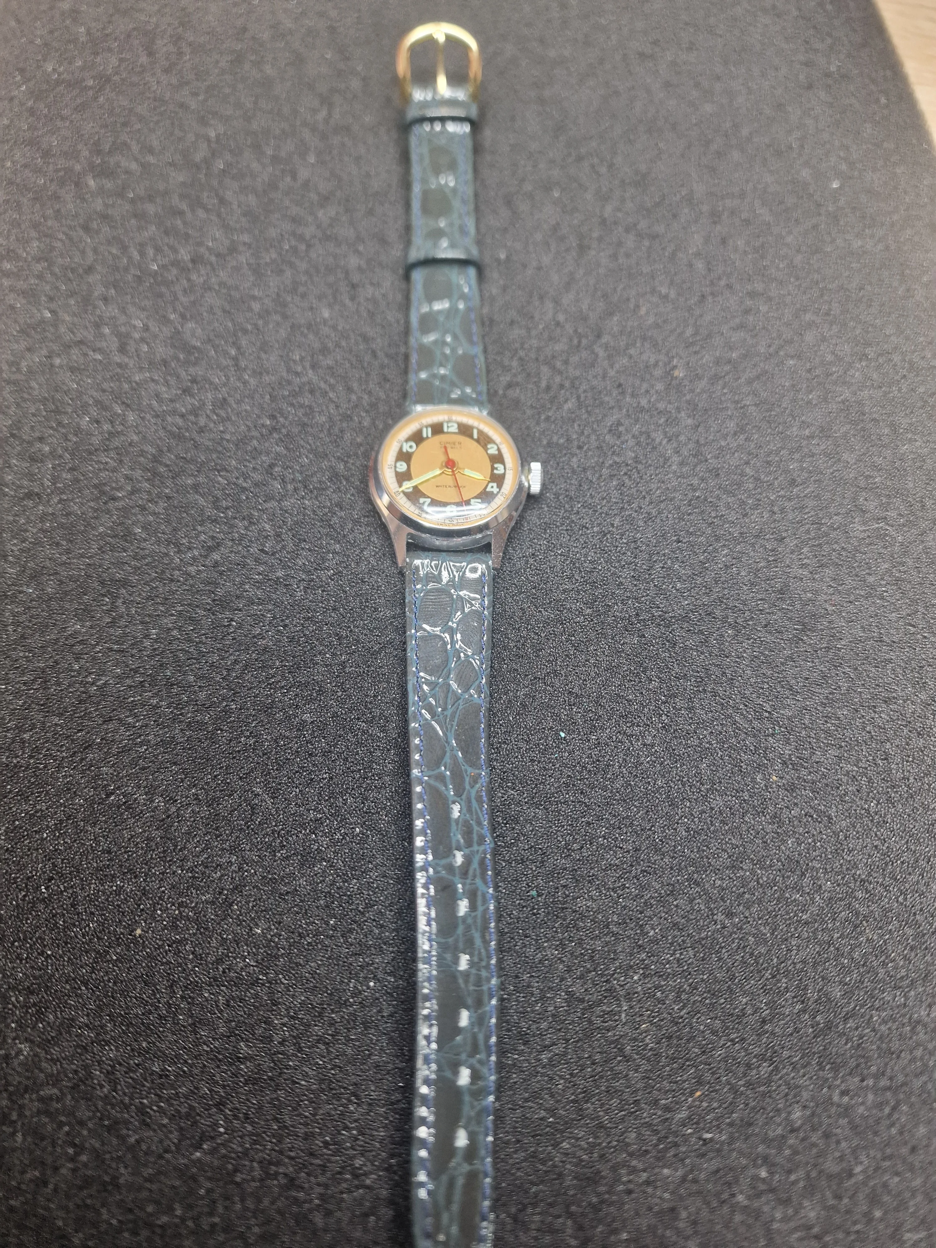 Cimier Vintage Military-Style Watch – 15 Jewels – Swiss Made 🇨🇭 - 7
