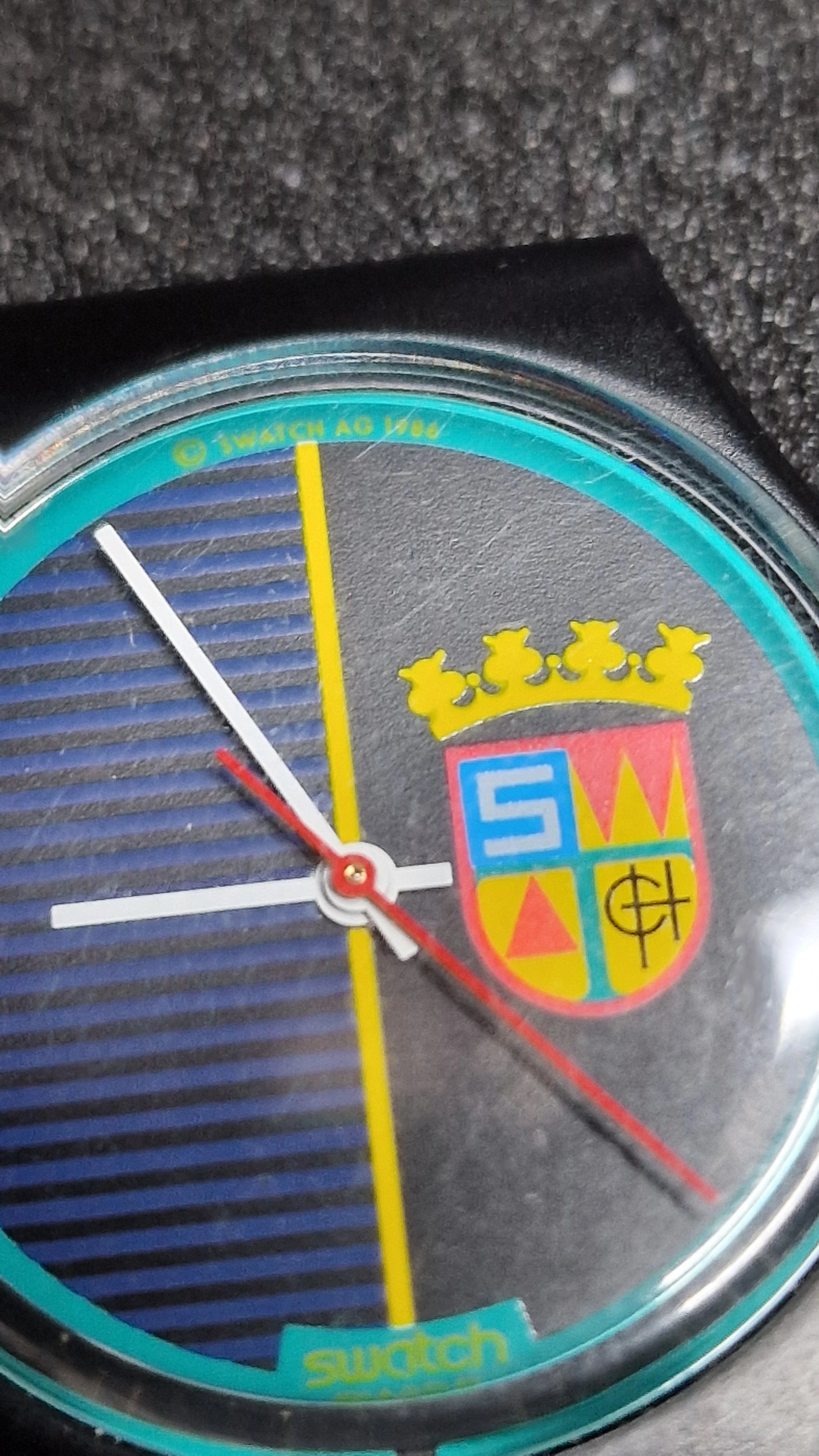 Vintage Swatch Originals “SIR” GB111 AG1986 8